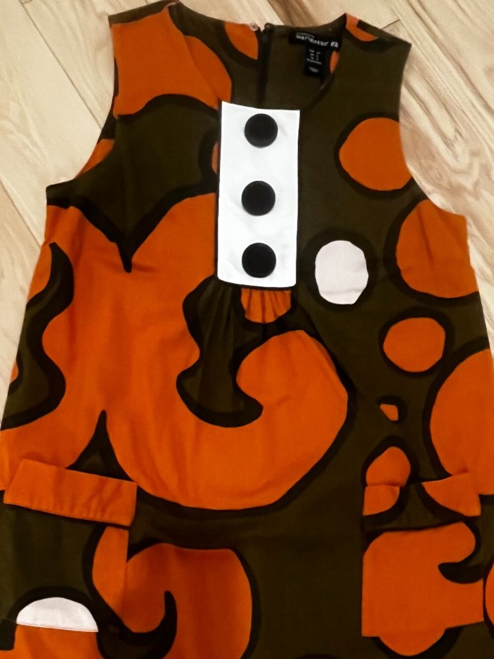 Marimekko-H&M collab - women's shirt, retro pattern, size 4, pristine